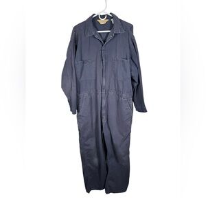CE Schmidt Workwear Blue Work Utility Jumpsuit Coveralls, Size XL Short